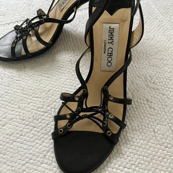 New Black Jimmy Choo sandals